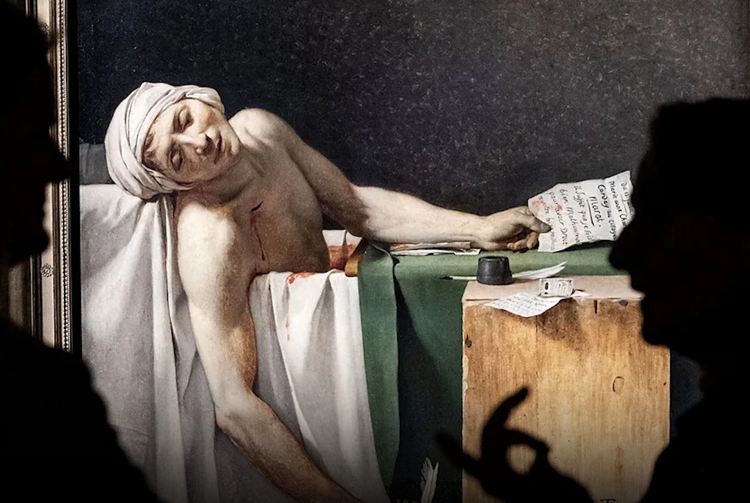 ‘Vdekja e Marat-it’, piktura që bashkon politikën dhe artin